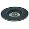 Weiler 4-1/2" Tiger Paw Abrasive Flap Disc, Flat (TY27), 80Z, 5/8"-11 UNC 51115 - alternate 1